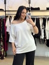 Aria Dantel Detaylı Bluz beyaz