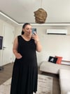 ASİMETRİK SİYAH ELBİSE