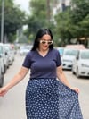 ELORA ELBİSE LACİVERT 