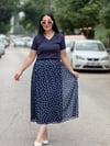 ELORA ELBİSE LACİVERT 