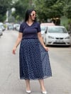 ELORA ELBİSE LACİVERT 