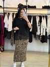 Ethereal tasarım tül detaylı siyah bluz 