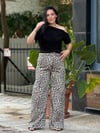LEOPARD WIDE JEAN 