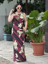 Lilya Desenli Maxi Elbise