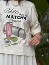 Matcha Oversize Krem Tişört