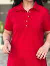 RUBY Polo Elbise Kırmızı 