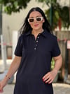 RUBY Polo Elbise Lacivert 
