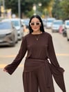 VİOLA  TAKIM  KAHVERENGİ 