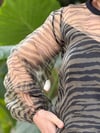 Wild Sheer Tül Bluz