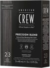 American Crew Precision Blend Amonyaksız Erkek Saç Sakal Boyası 3x40 ml | 2-3 Dark (Koyu Kahve/Siyah)