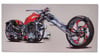 3 Boyutlu Motorsiklet Tablo