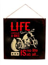 Bike Duvar Panosu-40x40 cm
