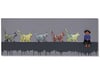 3D Kedi Ahşap Tablo-160x60 cm