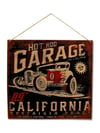 Garage California Duvar Panosu-40x40 cm