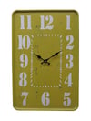 Sarı Metal Duvar Saati-33x50cm