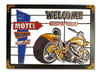 Motel Metal Duvar Panosu-56x40 cm