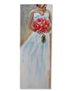 Gelin Yağlı Boya Tablo 40x120 cm