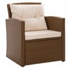 Kahve Rattan Oturma Grubu