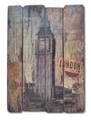 London Ahşap Pano