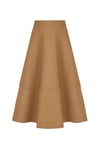 ŞERİTLİ ETEK CAMEL