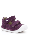 Rakerplus Ruby Hakiki Deri Mor Çiçek Detaylı İlk Adım Ayakkabısı