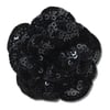 Jibbitz Black Sequin Flower J10017068