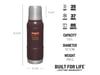 Stanley  1.1QT MILESTONES VAC BTL 1940 GARNET GLOSS EU AS1010987006