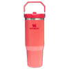 Stanley The IceFlow™ Flip Straw 2.0 Tumbler 0.89L / 30oz Hot Coral Termos AS1012043076