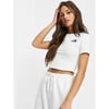 The North Face Kadın ESSENTIAL CROPPED SLEEVE Tişört NF0A55AOFN41