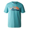The North Face M S/S MOUNTAIN LINE TEE Erkek T-Shirt NF0A7X1NITW1