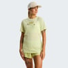 The North Face W BITMAP SILHOUETTE SHORT SLEEVES TEE-GR Kadın Tişört NF0A8G0CG6O1