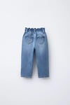 Kız Çocuk Kalpli Denim Jean 