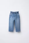 Kız Çocuk Kalpli Denim Jean 