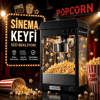 By Kitchen Set Üstü Popcorn Makinesi Siyah