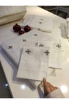 El Işi Iğne Oyalı, Rokokolu, Nakış Işlemeli Pike Ve Nevresim Set