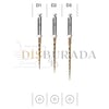 Endoart Retreatment Gold Kanal Eğesi  Asorti Kit (2Xd1, 2Xd2, 2Xd3)