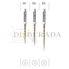 Endoart Retreatment Gold Kanal Eğesi  Asorti Kit (2Xd1, 2Xd2, 2Xd3)