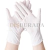 Pudralı Latex Eldiven - Xs  - Beyaz 100'Lü