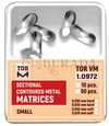 Tor Vm 1.0972 Bölgesel Kontürlü Metal Matrix Small 0.050Mm Sert 10Lu