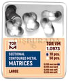 Tor Vm 1.0973 Bölgesel Kontürlü Metal Matrix Large  0.050Mm Sert 10'Lu 