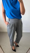 Çift Düğme Havuç Kumaş Pantolon