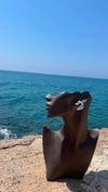 Yarım Ay Silver Küpe 