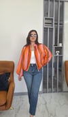 ASTARLI BOMBER CEKET PEMBE KAHVE ÇİZGİLİ 