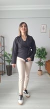 Bağlamalı Gömlek siyah 