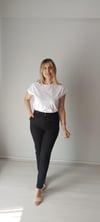 Beli lastikli Kumaş pantolon 