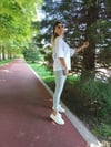 Beyaz basic tişört 