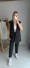 Blazer yelek siyah 