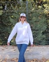 Fermuarlı Sweat Beyaz