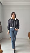 Garni kumaş kısa ceket