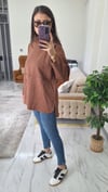 KAPŞONLU SWEAT KAHVE 